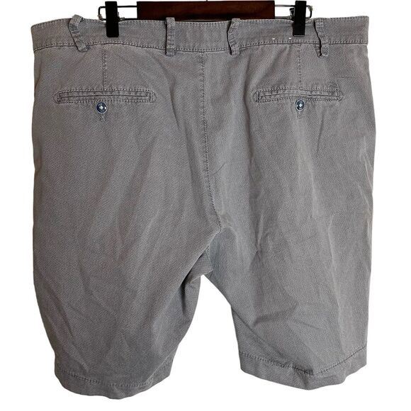 Brax Mens Bellevill Shorts Gray‎ Diamond Pattern Size 40 Stretch Chino Beach - Picture 2 of 15